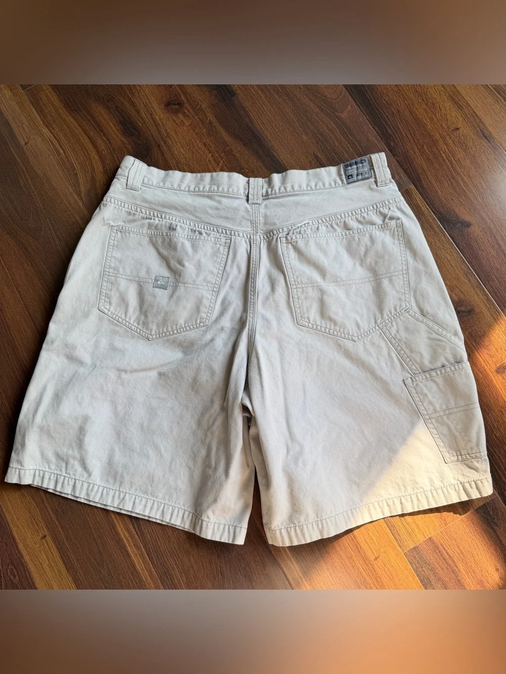 Y2K Quiksilver Khaki Carpenter Shorts Men’s 38 Surfer